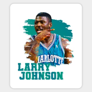 Larry johnson | charlotte hornets Sticker